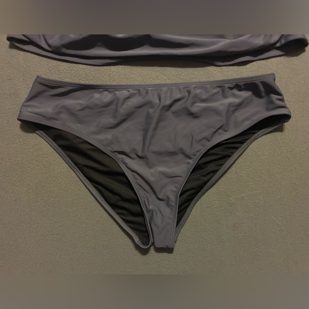NWT Grey Cupshe Tankini Set - Picture 8 of 16